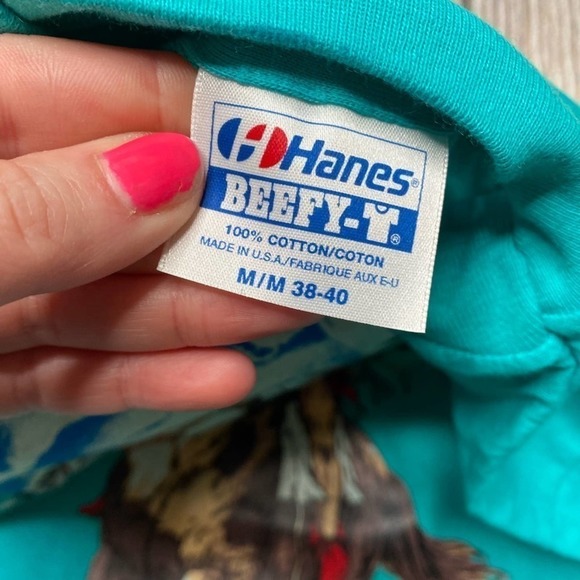 VINTAGE Deadstock Single Stitch Graphic T-Shirt Size Medium (38-40) - Picture 3 of 8